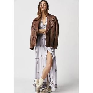 NEW Free People Gizelle Retro Embroidered Dresses Size S